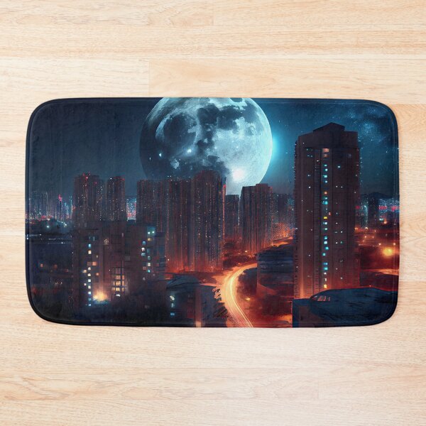 Item preview, Supermoon over Dallas designed and sold by OccultDreams.