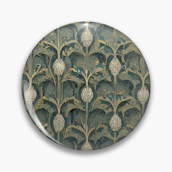 Item preview, Intricate Floral Art Nouveau Pattern Alphonse Mucha William Morris Florals designed and sold by NouveauPatterns.