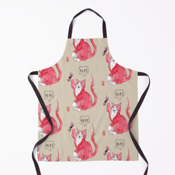Item preview, Watercolor Cat illustration in Chinese style designed and sold by ArtProvocation.