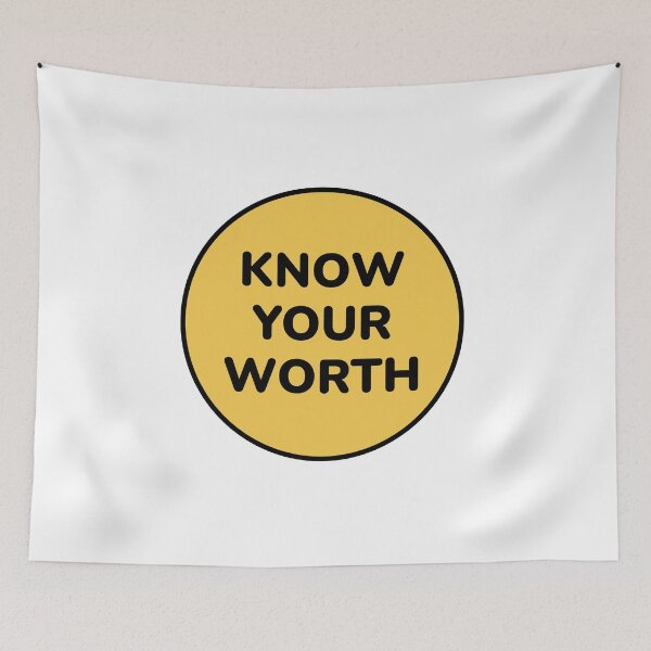 Item preview, Know your worth designed and sold by Inspirationmotivation.