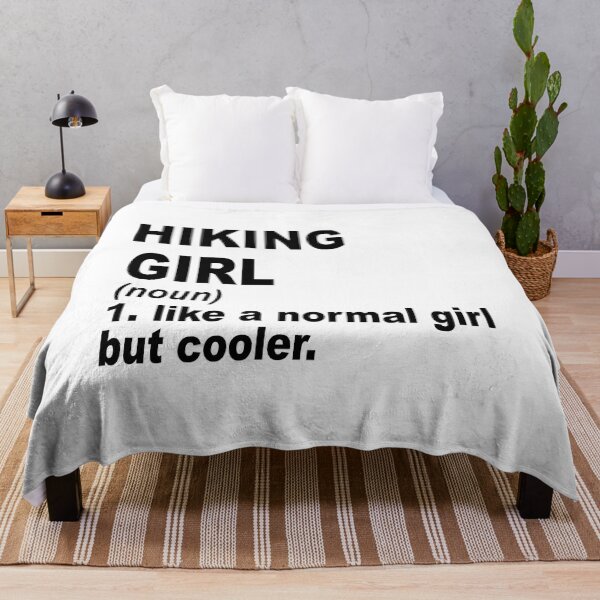 Item preview, hiking girl like a normal girl but cooler, hiking Girl, hiking Mom designed and sold by Dogs Geeky⭐⭐⭐⭐⭐.