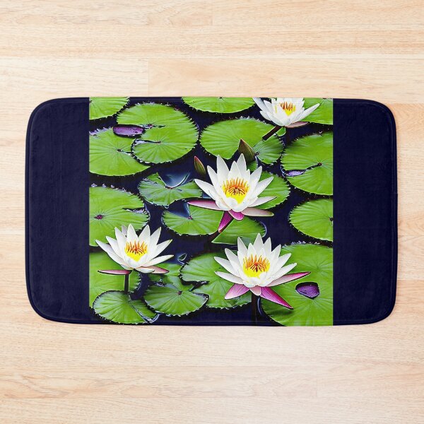Item preview, Wild Water Lilies for July designed and sold by FamiliarPufferfish.
