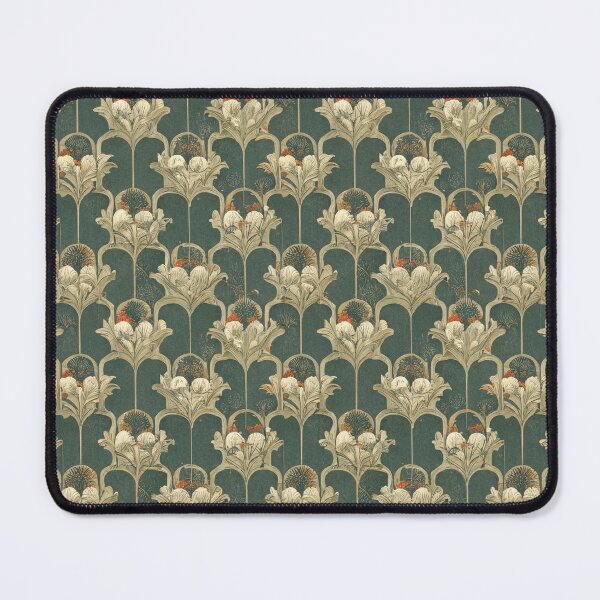 Item preview, Regal Floral Art Nouveau Pattern Alphonse Mucha William Morris Florals designed and sold by NouveauPatterns.