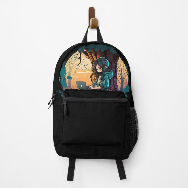 Item preview, Freelance Girl - Girl doing freelance work on macbook designed and sold by GAJANAYAKA.