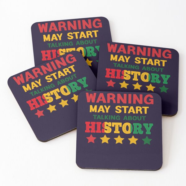 Item preview, Warning May Start Talking About History Black History Month Flag Gift designed and sold by Sarah38.