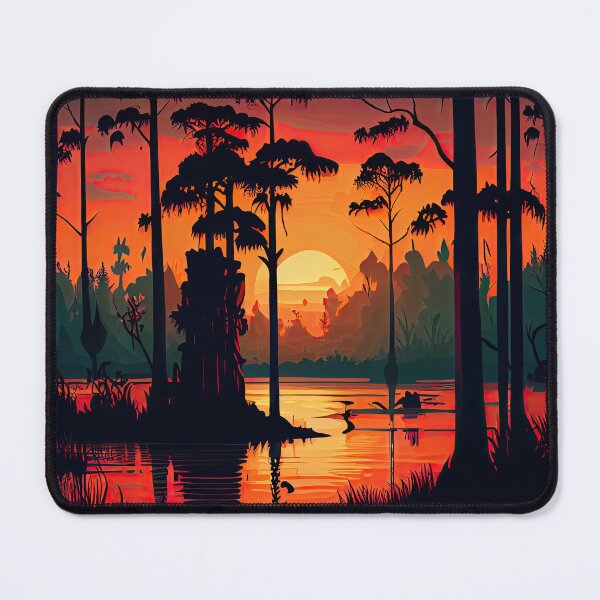 Item preview, Caddo Lake at Sunset (Variation) designed and sold by OccultDreams.
