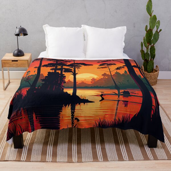 Item preview, Caddo Lake at Sunset (Variation) designed and sold by OccultDreams.
