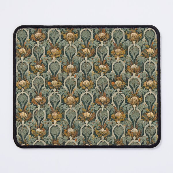 Item preview, Elegant Floral Art Nouveau Pattern Alphonse Mucha William Morris Florals designed and sold by NouveauPatterns.