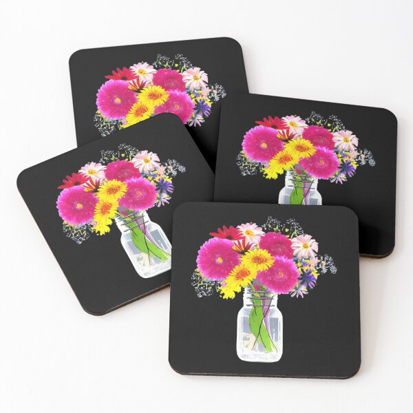 Item preview, Flowers in Mason Jar artwork designed and sold by gramizzia.