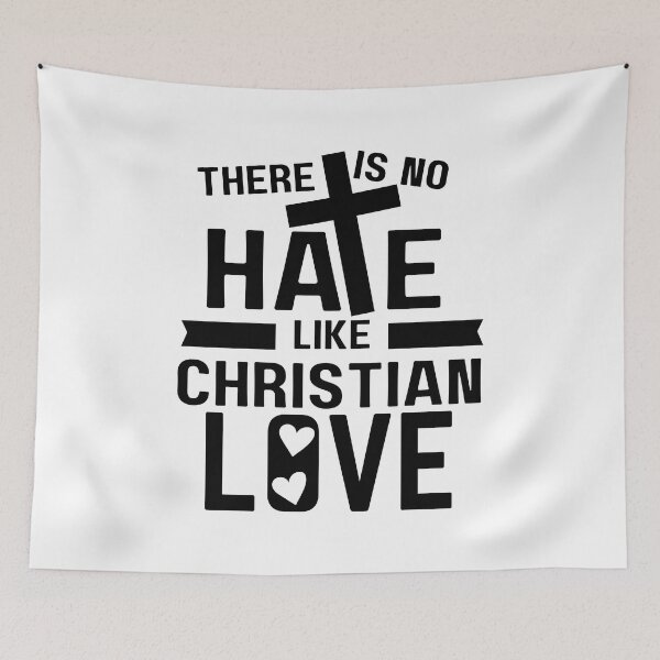Item preview, No Hate Like Christian Love designed and sold by yoshra.