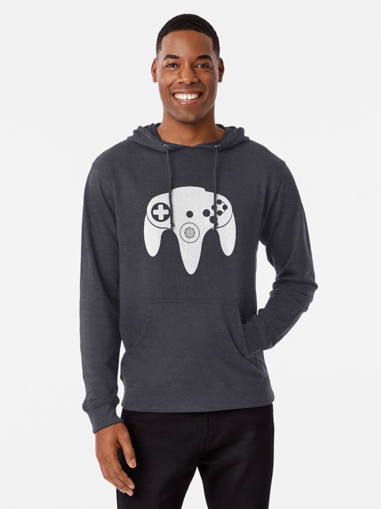 white n64 hoodie