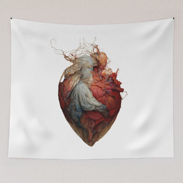 Item preview, At the Heart of it All (Anatomy of a Feeling) - Leonardo da Vinci artistic Heart anatomy drawing designed and sold by V0L0S.