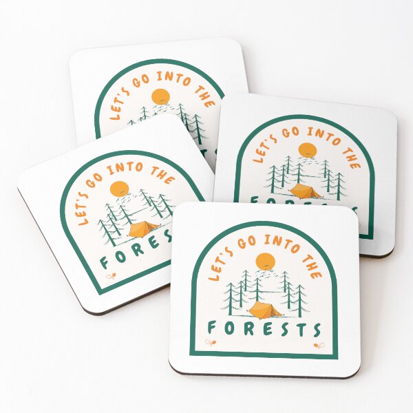 Item preview, Let’s go into the forests camping hiking designed and sold by TheWaterBirds.
