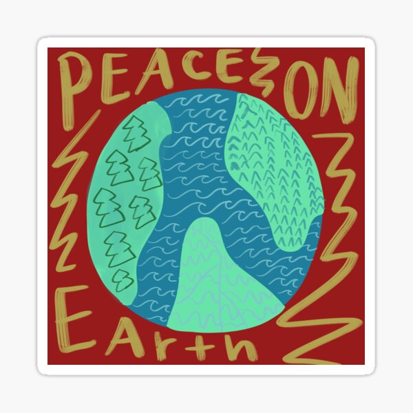 Peace on Earth Sticker