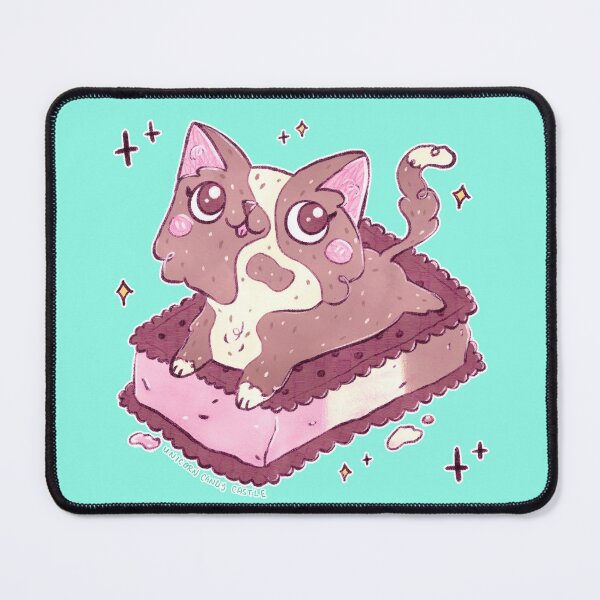 Item preview, Neapolitan Ice Cream Sandwich Cat - Ice Cream Kitty designed and sold by UnicornCandyCas.
