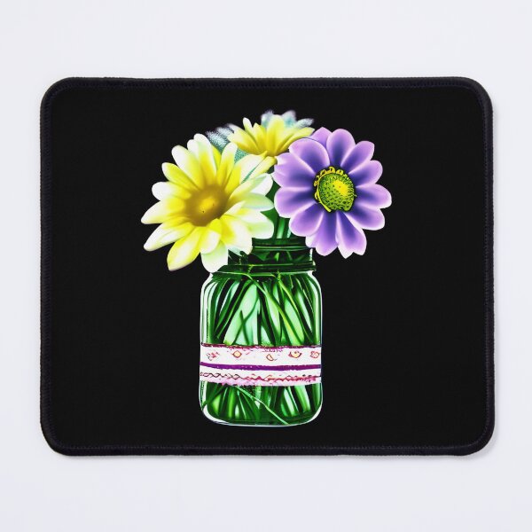 Item preview, Flowers in Mason Jar artwork designed and sold by gramizzia.