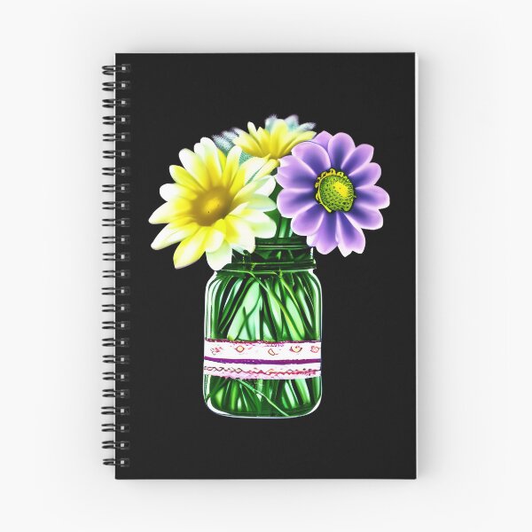 Item preview, Flowers in Mason Jar artwork designed and sold by gramizzia.