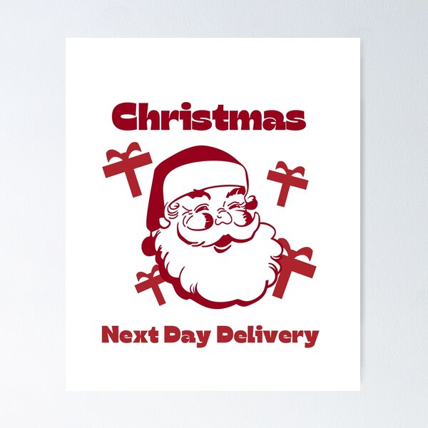 Item preview, Christmas Next Day Delivery designed and sold by erion-store.