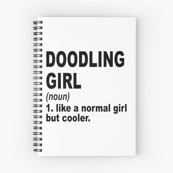 Item preview, doodling Girl Like A Normal Girl But Cooler,doodling Lovers Gift designed and sold by Dogs Geeky⭐⭐⭐⭐⭐.