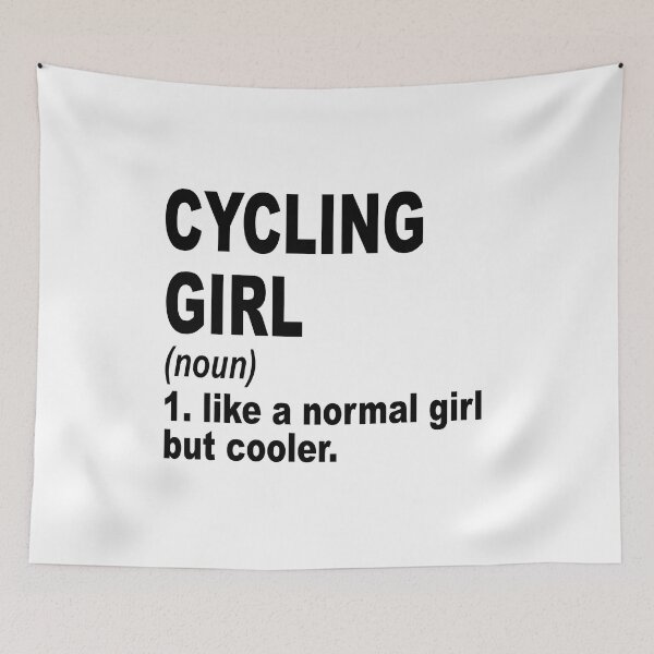 Item preview, cycling girl like a normal girl but cooler, cycling Girl, cycling Mom designed and sold by Dogs Geeky⭐⭐⭐⭐⭐.