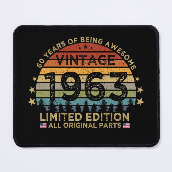 Item preview, 60th Birthday Vintage 1963 Limited Edition Patriotic All Original Parts designed and sold by cssdru.