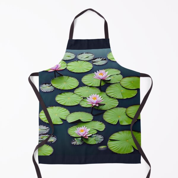 Item preview, Vibrant Water Lilies for July designed and sold by FamiliarPufferfish.