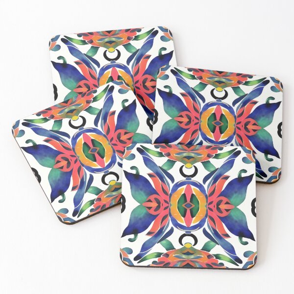 Item preview, Ethnic traditional floral pattern. Multicolored floral abstract pattern. designed and sold by IlustradoArts.