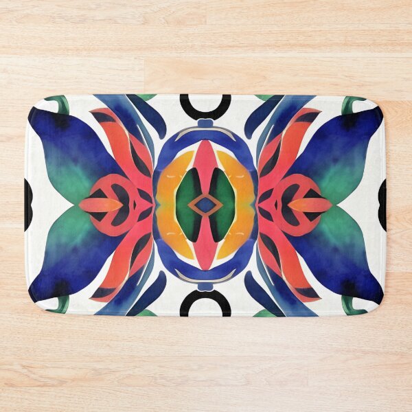 Item preview, Ethnic traditional floral pattern. Multicolored floral abstract pattern. designed and sold by IlustradoArts.