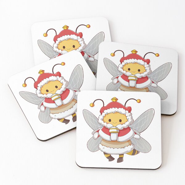 Item preview, Baby Bee in Christmas Theme designed and sold by ArtShanth.