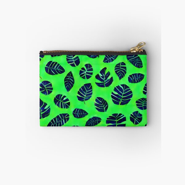 Item preview, Cute Monstera Leafs, Neon Green Background - Seamless Pattern designed and sold by Chubuter.