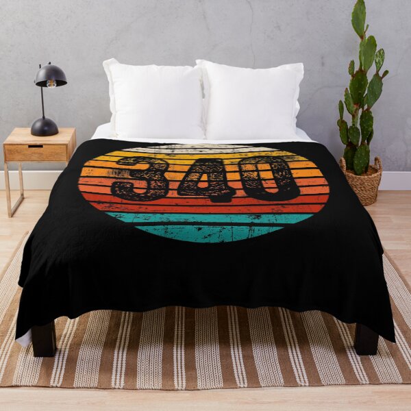Item preview, Distressed Vintage Sunset 340 Area Code designed and sold by Gold Wings Tees.