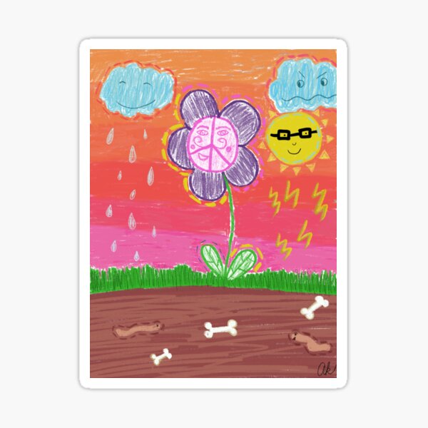 Weird Flower Friends Sticker