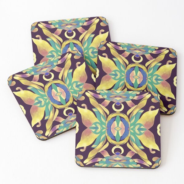 Item preview, Ethnic traditional floral pattern. Multicolored floral abstract pattern. designed and sold by IlustradoArts.