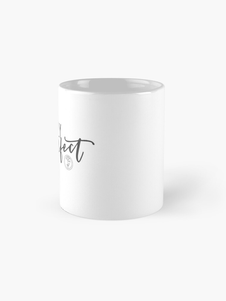 Thumbnail 4 of 6, Coffee Mug, Perfectly Imperfect - Charcoal Gray designed and sold by KristenHewitt.