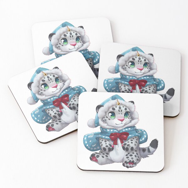 Item preview, Baby Leopard in Christmas Theme designed and sold by ArtShanth.