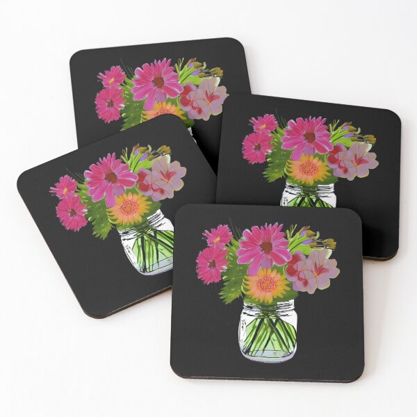 Item preview, Flowers in Mason Jar designed and sold by gramizzia.