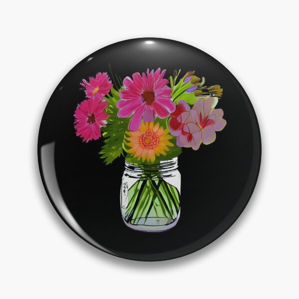 Item preview, Flowers in Mason Jar designed and sold by gramizzia.