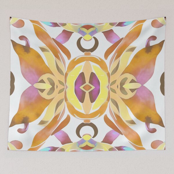 Item preview, Ethnic traditional floral pattern. Multicolored floral abstract pattern. designed and sold by IlustradoArts.
