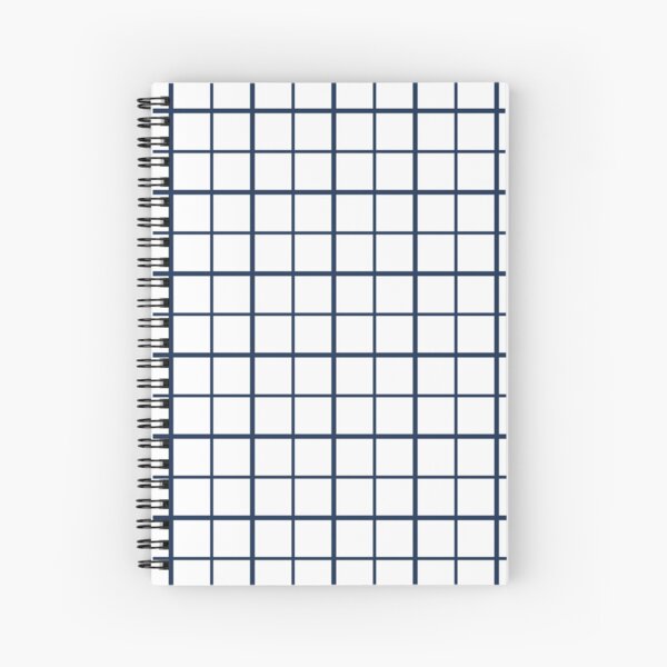 Uxcell A5 Spiral Graph Notebook 80 Sheets Grid Paper Hardcover Memo Pad,  White 3 Pack 