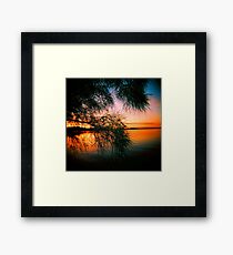 Lake of Fire Framed Print