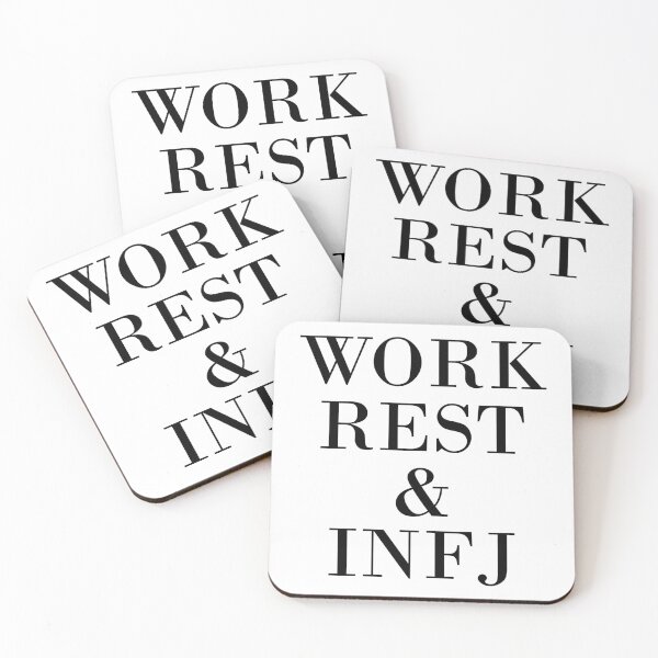 Item preview, Work, Rest and INFJ designed and sold by firespriteuk.