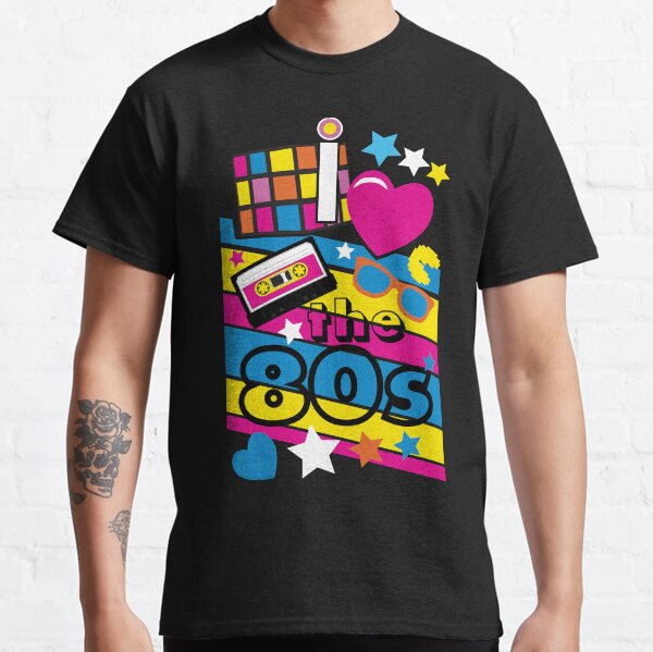 Item preview, I love the 80s! Cool Neon Pop Culture Shirt & Gifts designed and sold by Teemaniac.