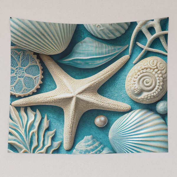 Item preview, Seashells and Sea stars French Coast designed and sold by Fitbys.