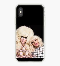 Trixie and katya cute black iPhone Case