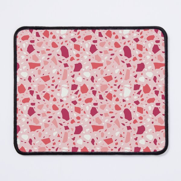 Item preview, Terrazzo Tile Pink Red Teracotta Abstract Shapes Geometric  designed and sold by StudioAkubi.