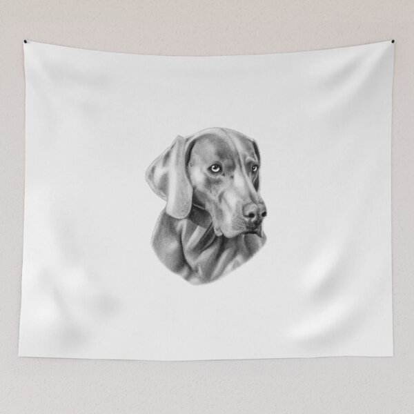 Item preview, Weimaraner Drawing | Beautiful Dog Art designed and sold by Portraits of Dogs.