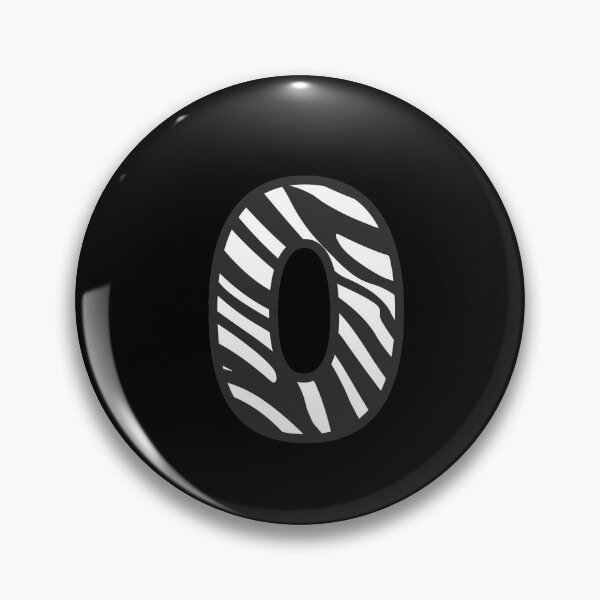 Item preview, Zebra pattern number zero 0 designed and sold by Basma Store.