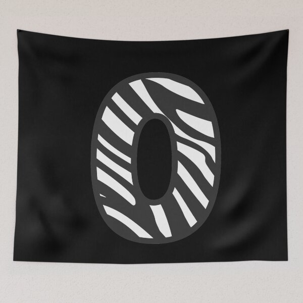 Item preview, Zebra pattern number zero 0 designed and sold by Basma Store.