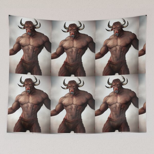 Item preview, Bull man designed and sold by Cryptobowdy.