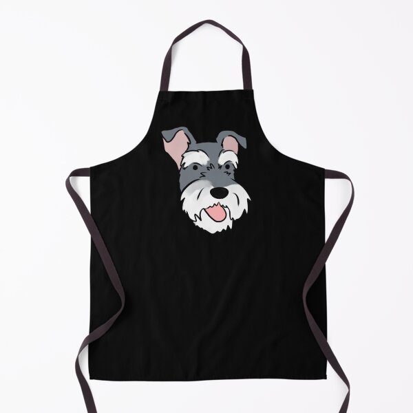 Item preview, miniature schnauzer face illustration designed and sold by Yarafantasyart.